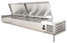 Omcan RS-CN-0009-PSS refrigerated pizza topping rail