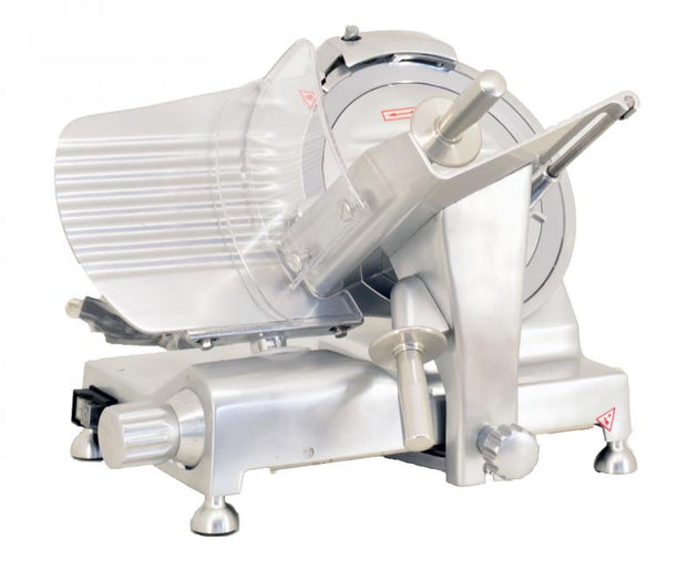 Omcan MS-CN-0250-C 10 inch belt driven meat slicer with blade lock