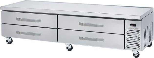 Blue Air BACB96M-HC 96 inch refrigerated chef base marine edge