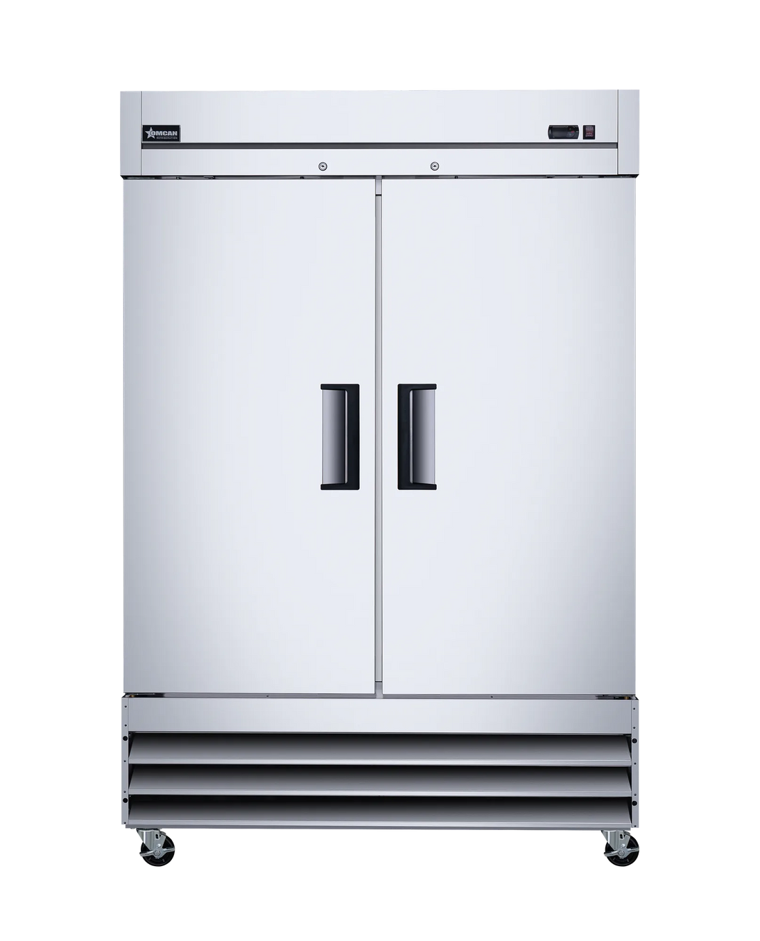 Omcan RE-CN-0041-HC reach-in refrigerator side view