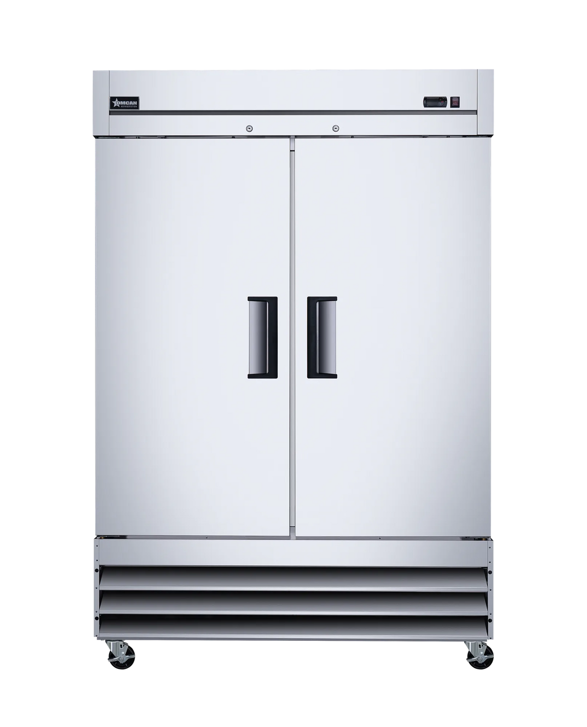 Omcan RE-CN-0041-HC reach-in refrigerator side view