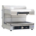 Omcan CE-CN-0580-S stainless steel quartz adjustable salamander with 14 x 21 inch warming base