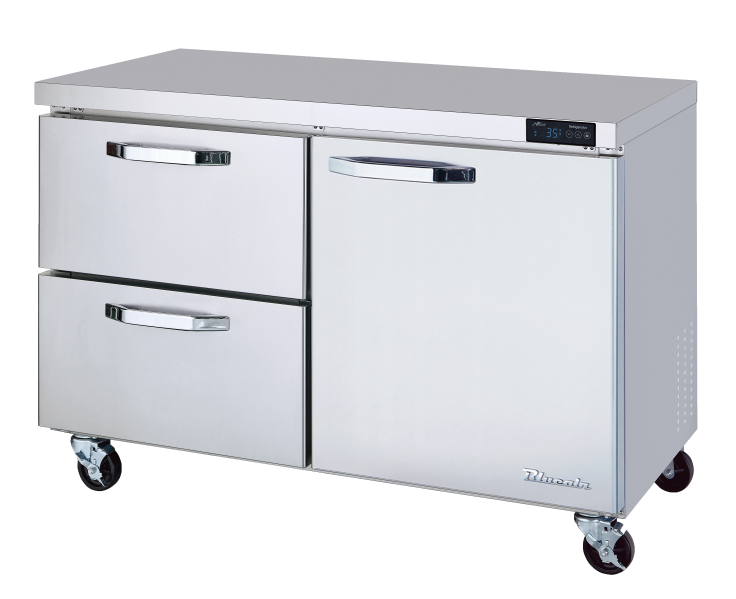 Blue Air BLUR48-D2L-HC 48 inch undercounter refrigerator