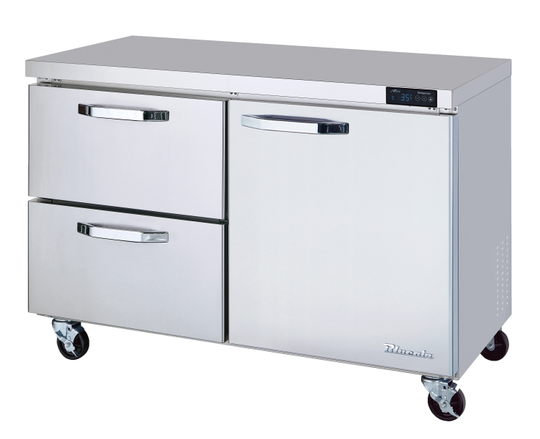 Blue Air BLUR60-D2L-HC 60 inch undercounter refrigerator