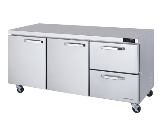 Blue Air BLUR72-D2R-HC 72 inch undercounter refrigerator