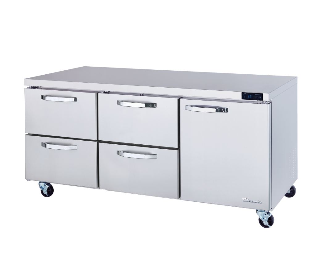 Blue Air BLUR72-D4LM-HC 72 inch undercounter refrigerator