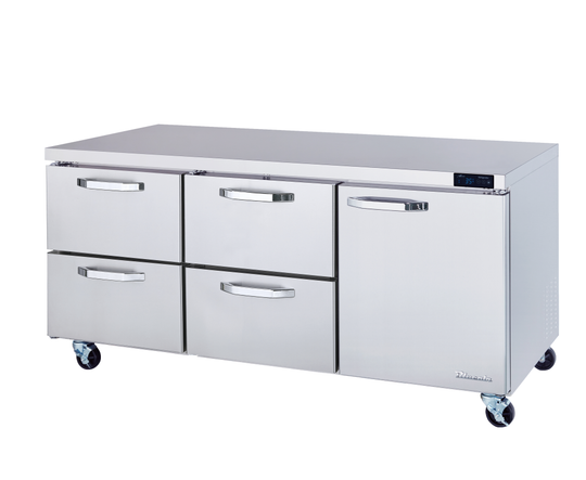 Blue Air BLUR72-D4LM-HC 72 inch undercounter refrigerator