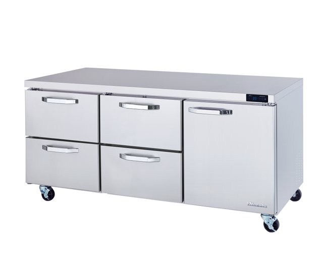 Blue Air BLUR72-D4LM-HC 72 inch undercounter refrigerator