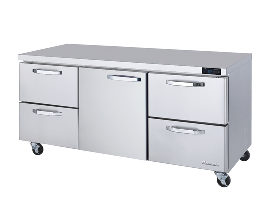 Blue Air BLUR72-D4RL-HC 72 inch undercounter refrigerator