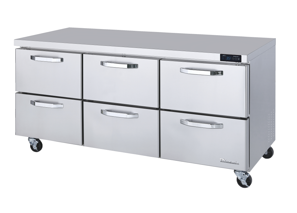 Blue Air BLUR72-D6-HC 72 inch undercounter refrigerator