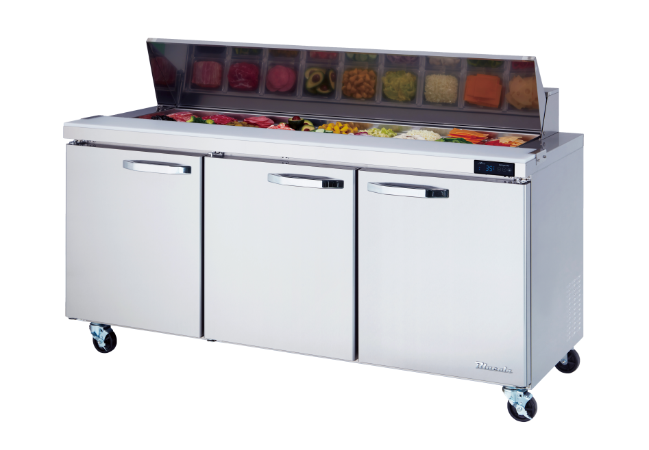 Blue Air BLPT72-HC 72 inch sandwich prep table