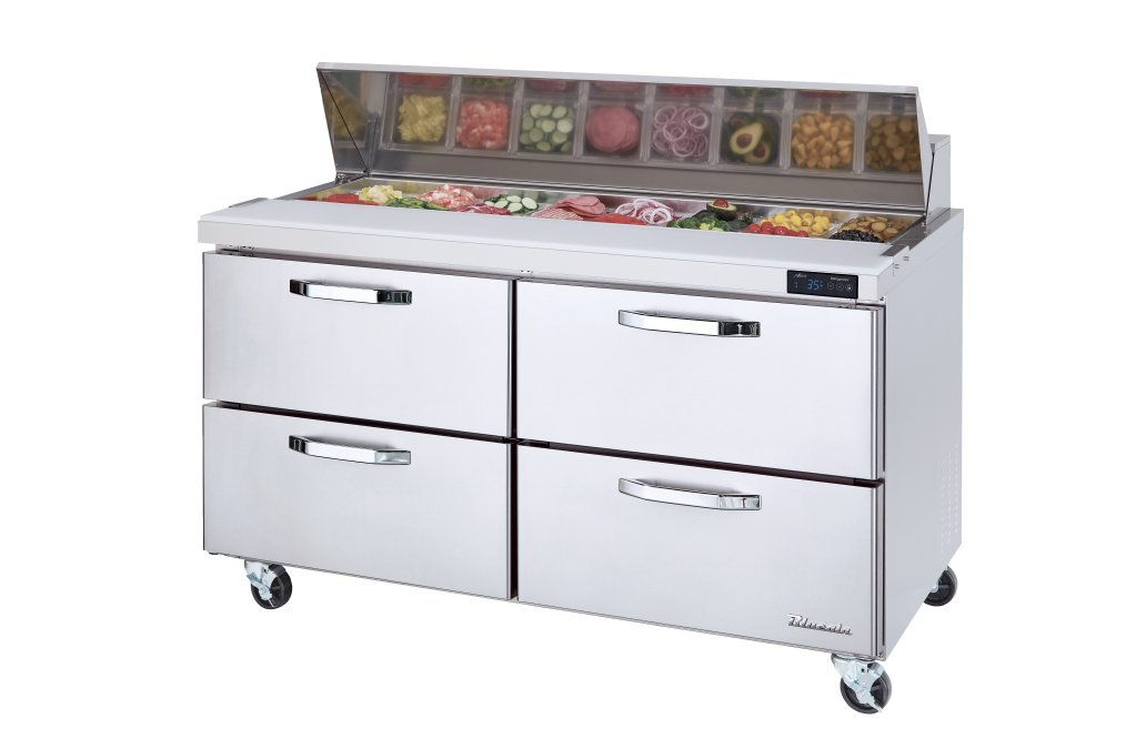 Blue Air BLPT60-D4-HC 60 inch sandwich prep table