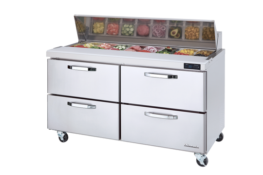 Blue Air BLPT60-D4-HC 60 inch sandwich prep table