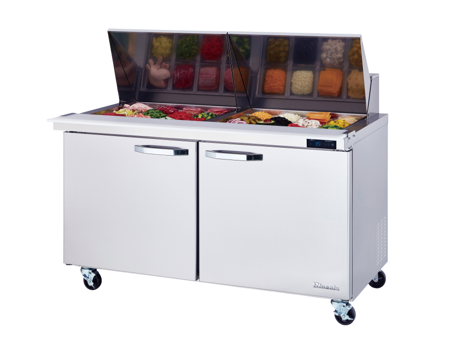 Blue Air BLMT60-HC 60 inch mega top sandwich prep table