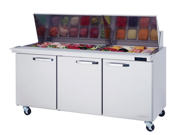 Blue Air BLMT72-HC 72 inch mega top sandwich prep table