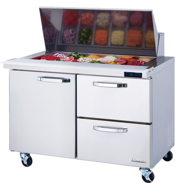 Blue Air BLMT60-D2R-HC 60 inch mega top sandwich prep table