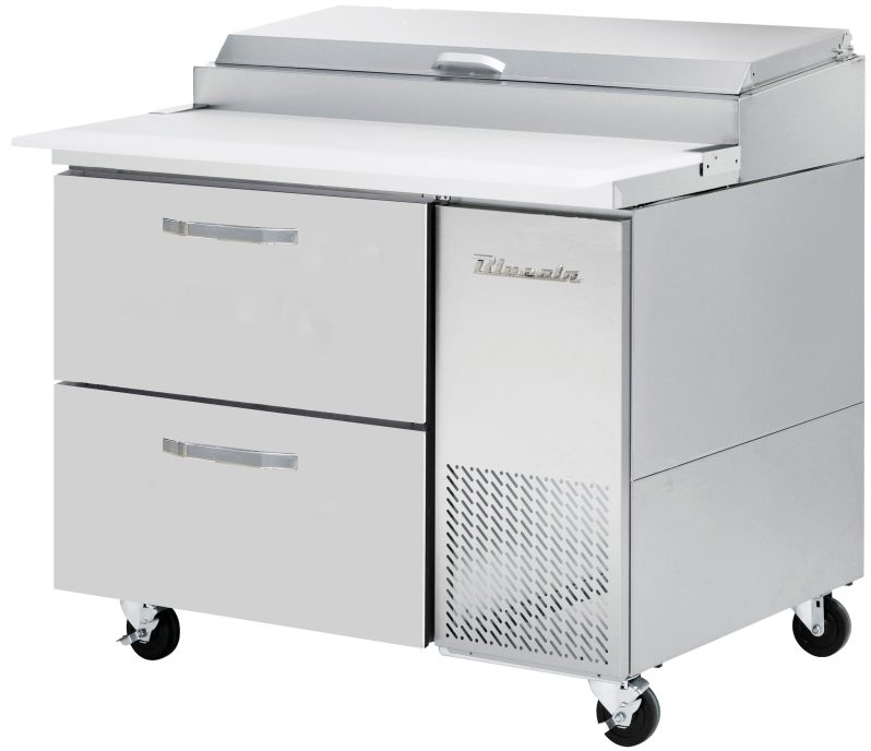 Blue Air BAPP44-D2-HC 44 inch pizza prep table