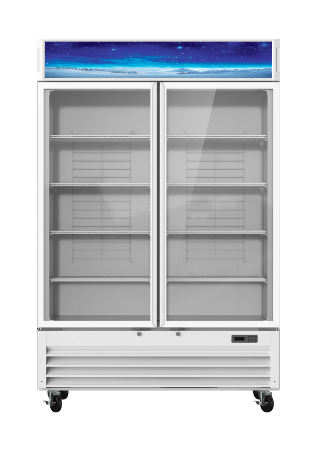 Blue Air BGM49W-HC glass door merchandiser refrigerator