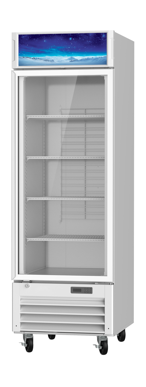 Blue Air BGF23W-HC glass door merchandiser freezer