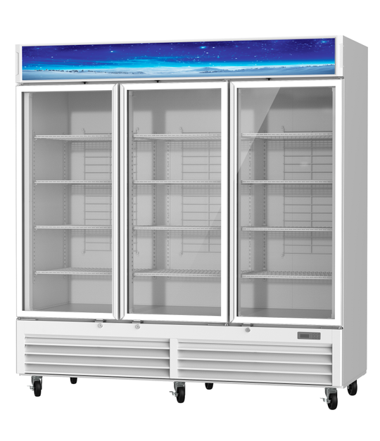Blue Air BGF72W-HC glass door merchandiser freezer