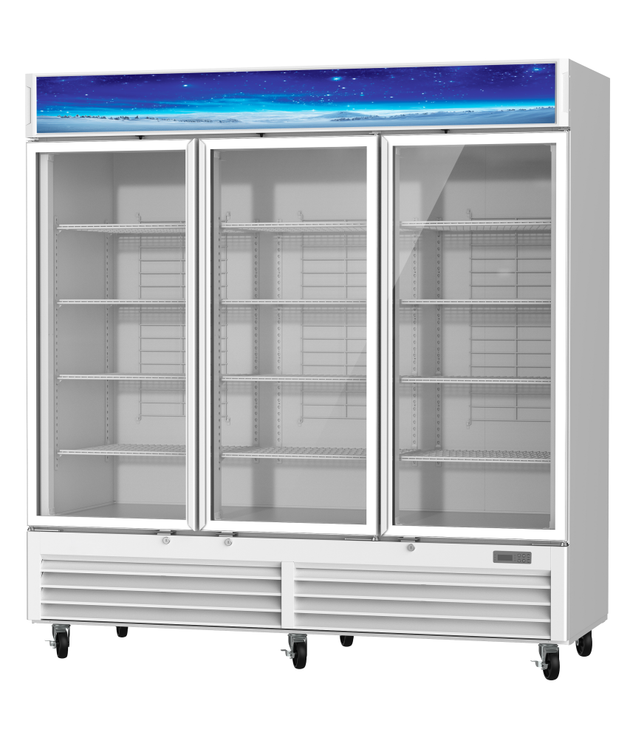 Blue Air BGF72W-HC glass door merchandiser freezer