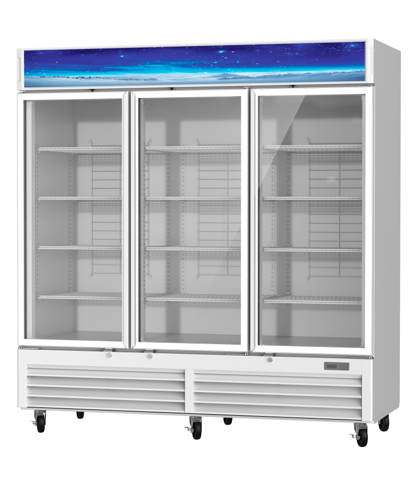 Blue Air BGF72W-HC glass door merchandiser freezer