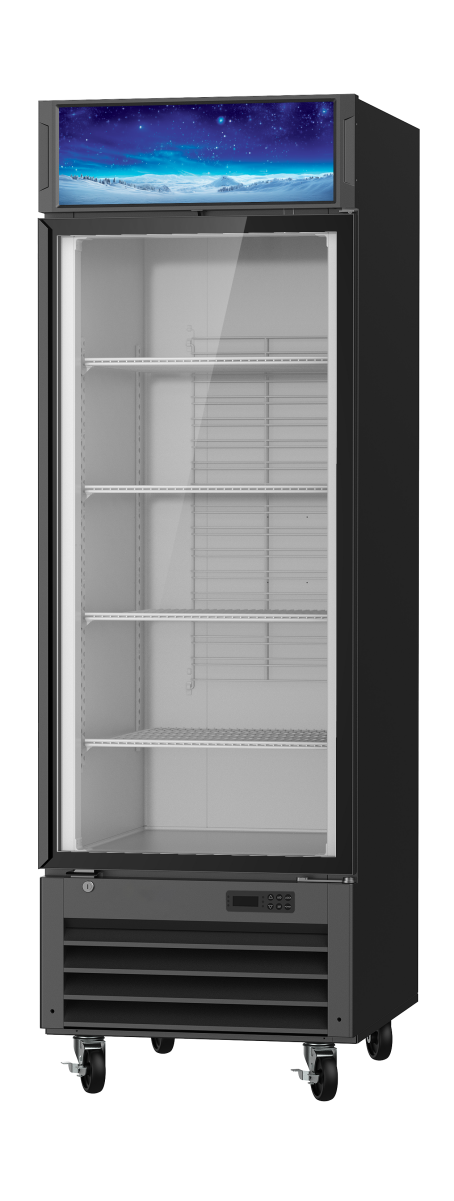 Blue Air BGF23B-HC glass door merchandiser freezer