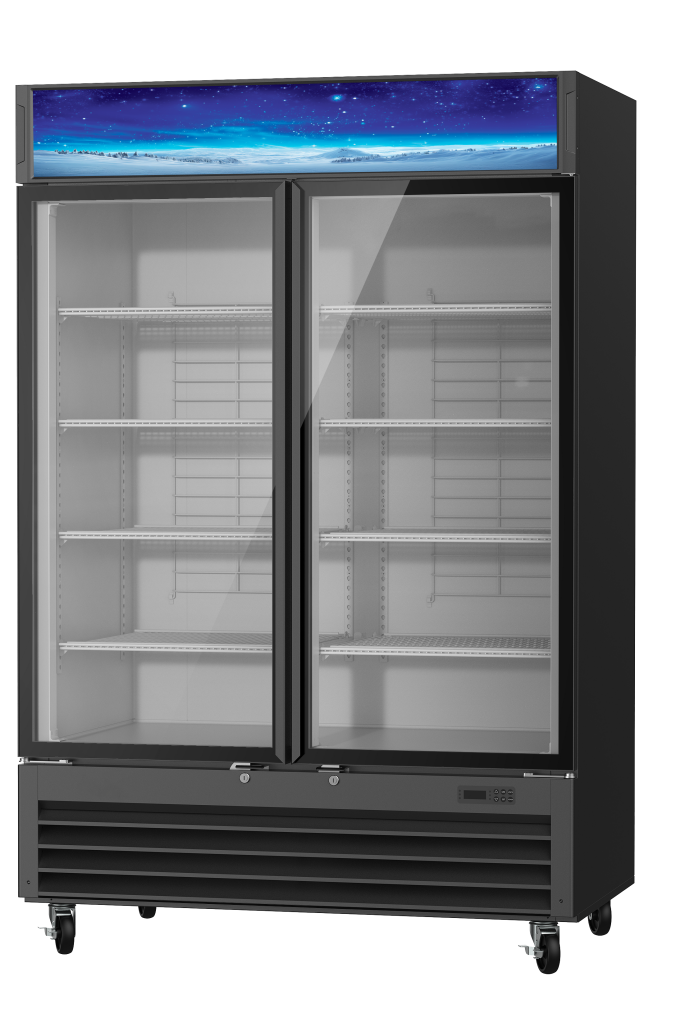 Blue Air BGF49B-HC glass door merchandiser freezer