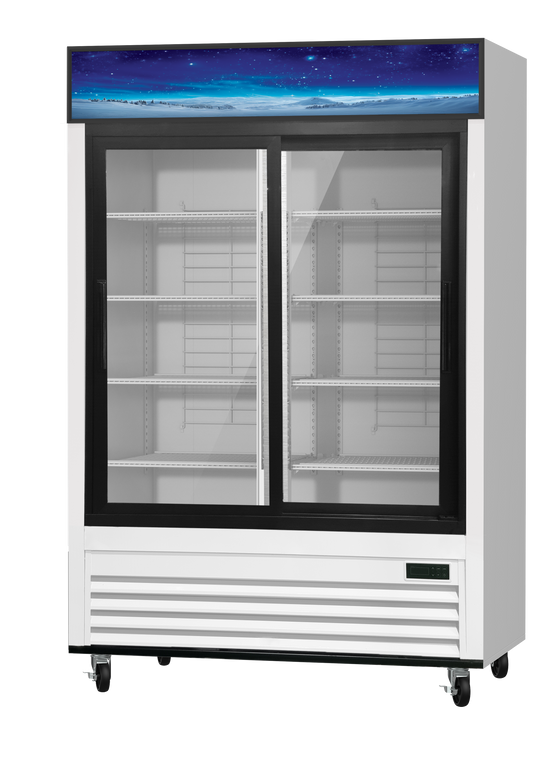 Blue Air BGM47SLW-HC glass door merchandiser refrigerator