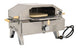 Omcan CE-CN-0748 stainless steel propane pizza oven with foldable legs