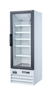 Omcan RE-CN-0009-HC 22 inch one glass door merchandiser refrigerator in white