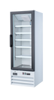 Omcan RE-CN-0009-HC 22 inch one glass door merchandiser refrigerator in white