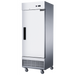 Dukers D28ER reach-in refrigerator cabinet and handle detail