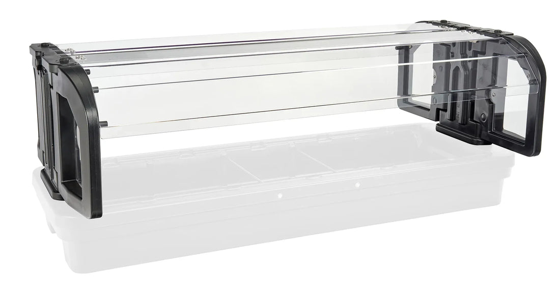 Cambro 6TTSG110 sneeze guard accessory for 6 foot tabletop food bar black