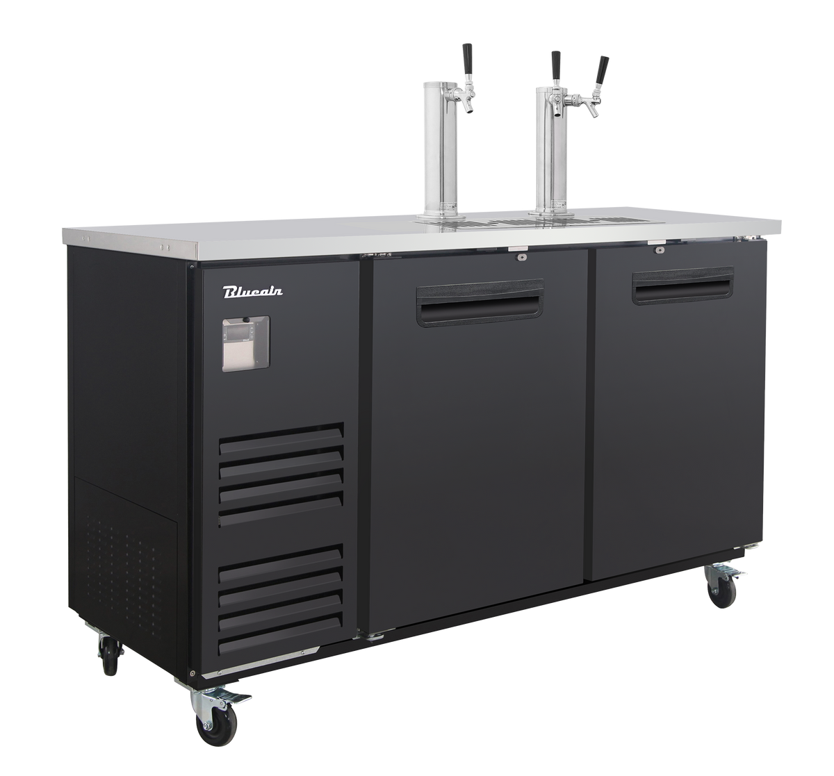 Blue Air BLKC69-3B-HC 69 inch kegerator black
