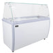 Omcan FR-CN-0460-S ice cream dipping freezer detail view