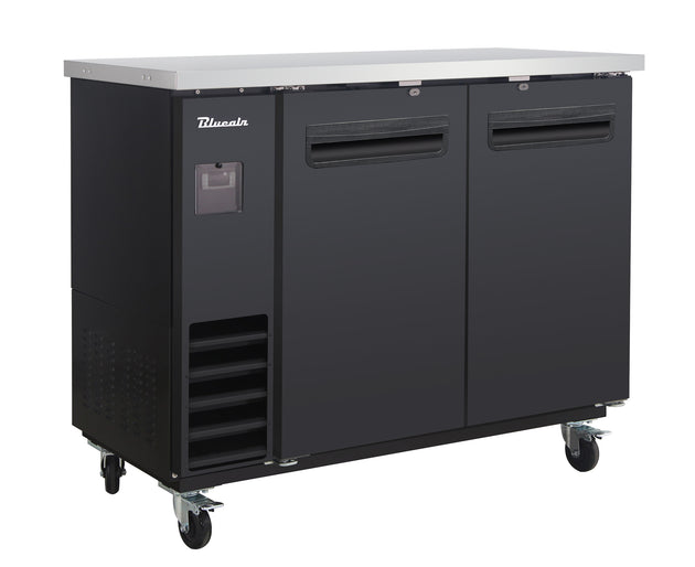 Blue Air BLNBB-48B-HC 49 inch back bar cooler black