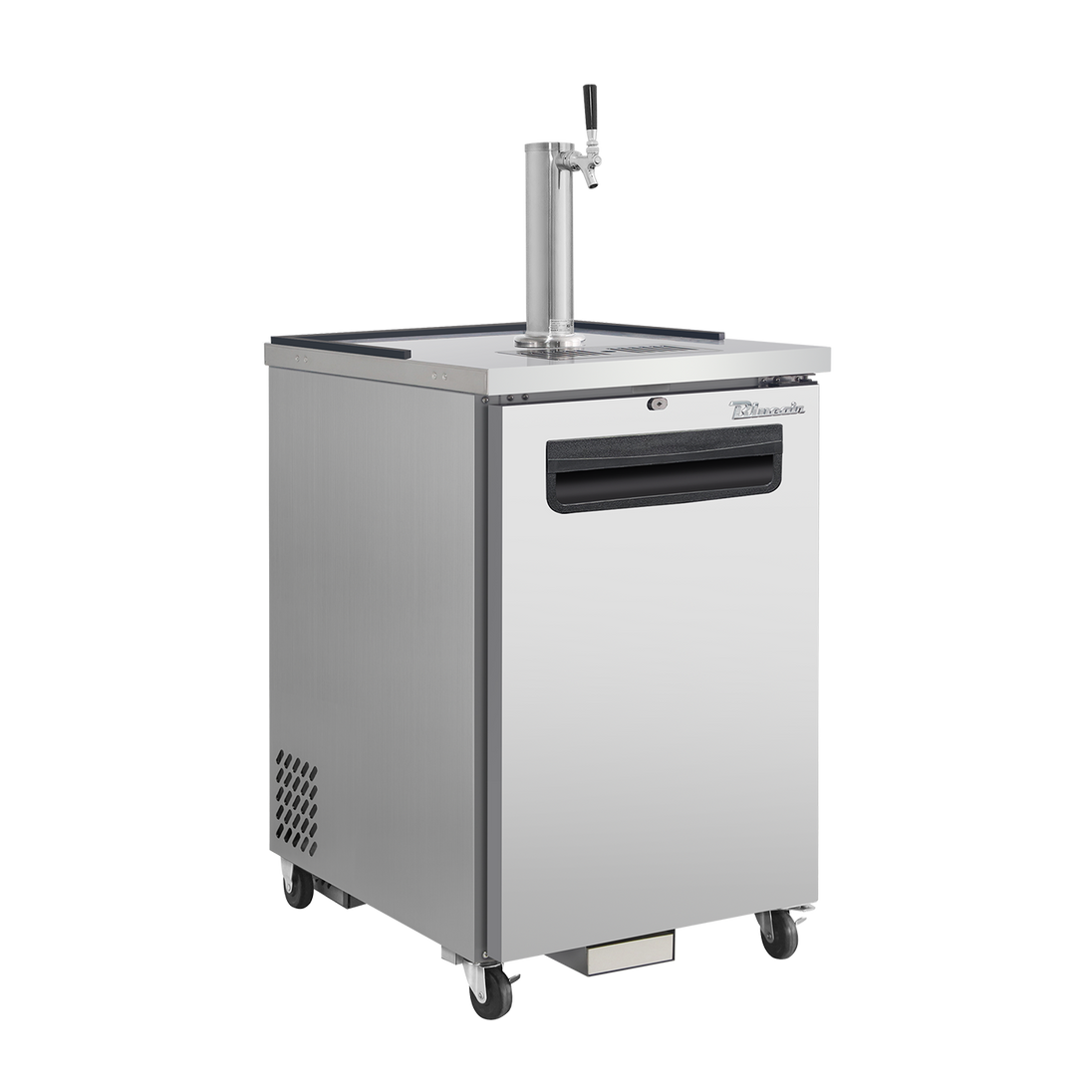 Blue Air BLKC23-1S-HC 24 inch kegerator stainless steel