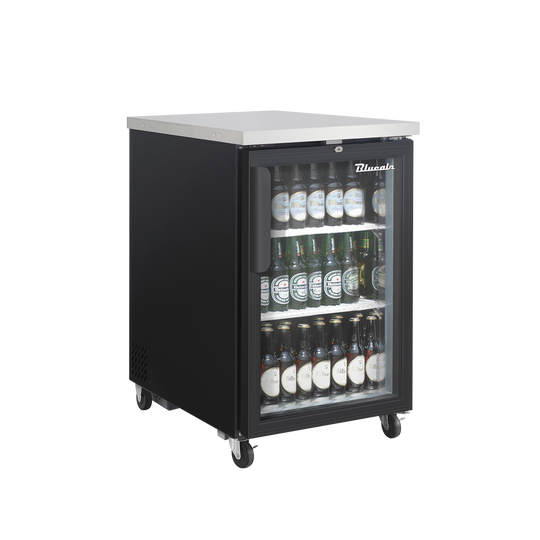 Blue Air BLBB23-1BG-HC 24 inch back bar cooler black