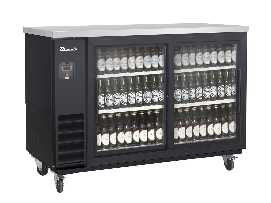 Blue Air BLNBB-60BG-SL-HC 61 inch back bar cooler black