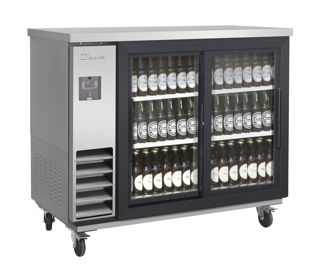 Blue Air BLNBB-48SG-SL-HC 49 inch back bar cooler stainless steel