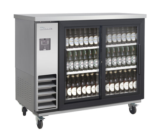 Blue Air BLNBB-48SG-SL-HC 49 inch back bar cooler stainless steel