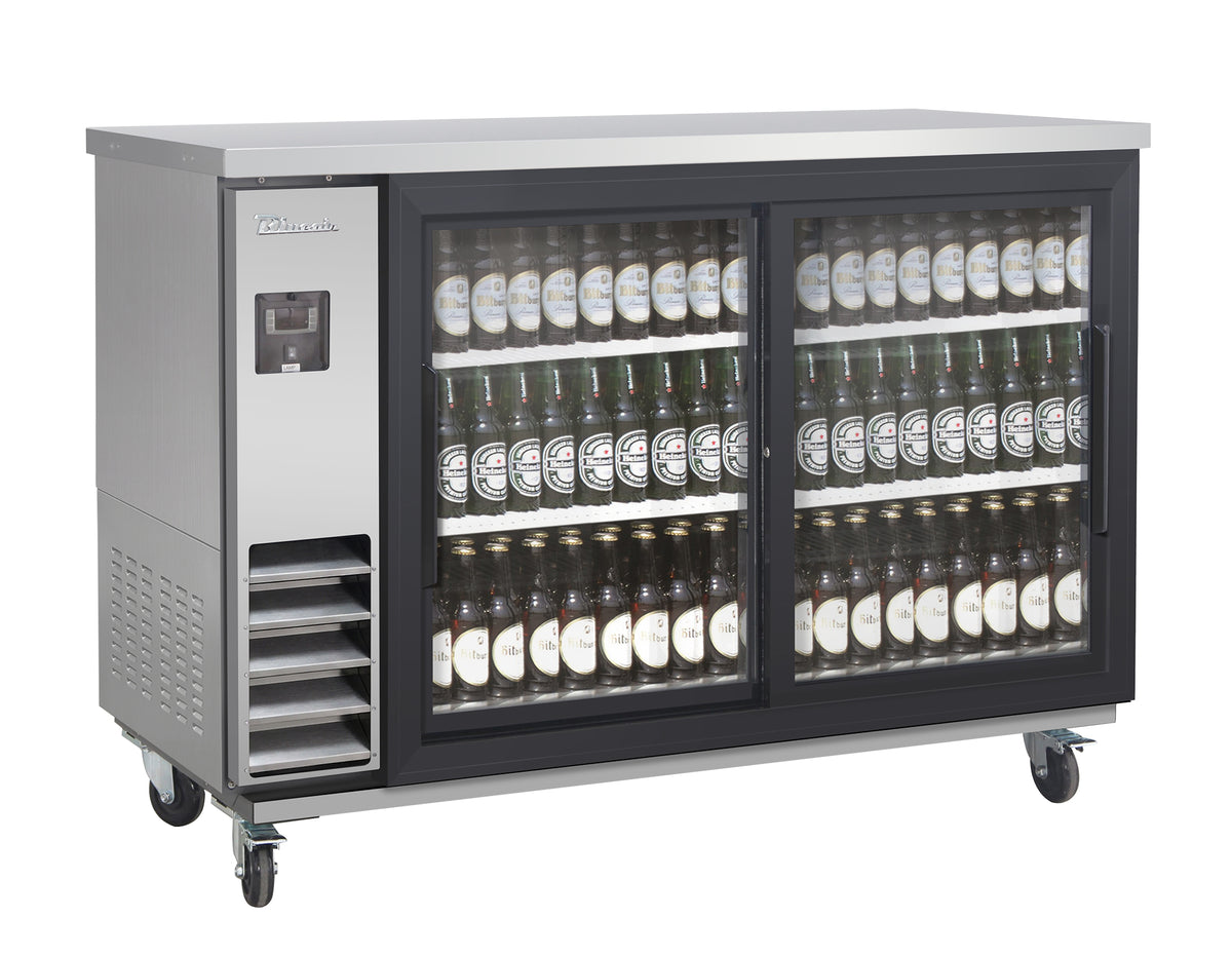 Blue Air BLNBB-60SG-SL-HC 61 inch back bar cooler stainless steel