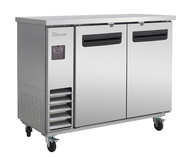 Blue Air BLNBB-48S-HC 49 inch back bar cooler stainless steel