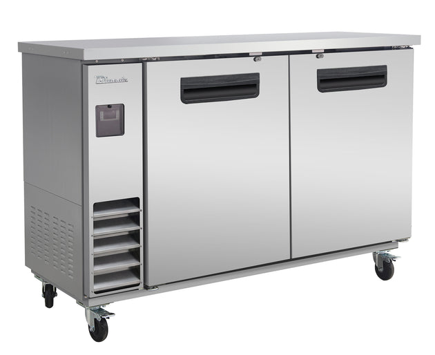 Blue Air BLNBB-60S-HC 61 inch back bar cooler stainless steel