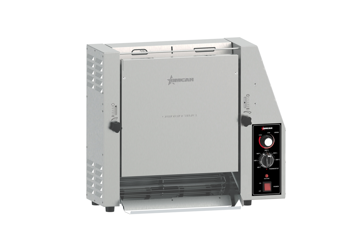 Omcan CE-CN-10139R-2 double slot vertical toaster countertop unit