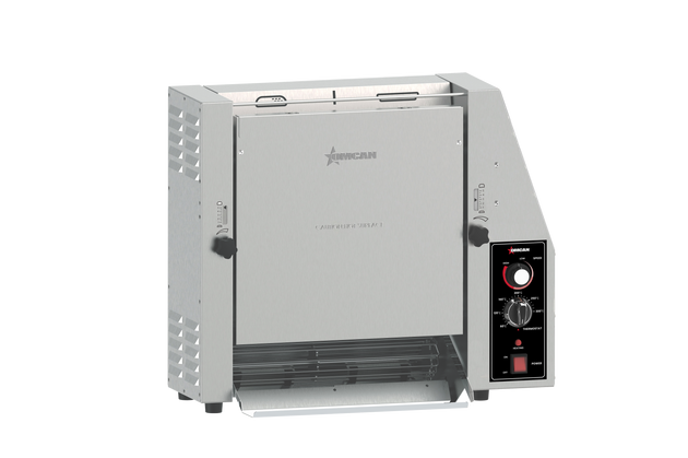 Omcan CE-CN-10139R-2 double slot vertical toaster countertop unit