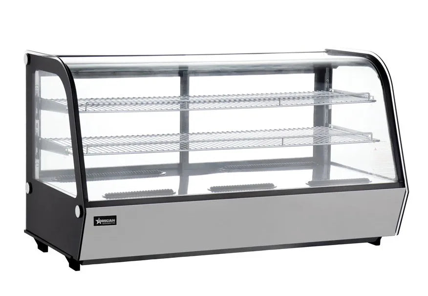 Omcan RS-CN-0202-4 48 inch stainless steel countertop refrigerated display