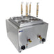 Omcan CE-CN-0004-A double tank electric countertop pasta cooker with baskets