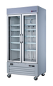 Omcan RE-CN-0039-HC-SW display refrigerator angled view